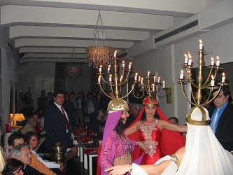 danza dei candelabri - grande seratra a la maison - agrigento in vetrina expo a roma